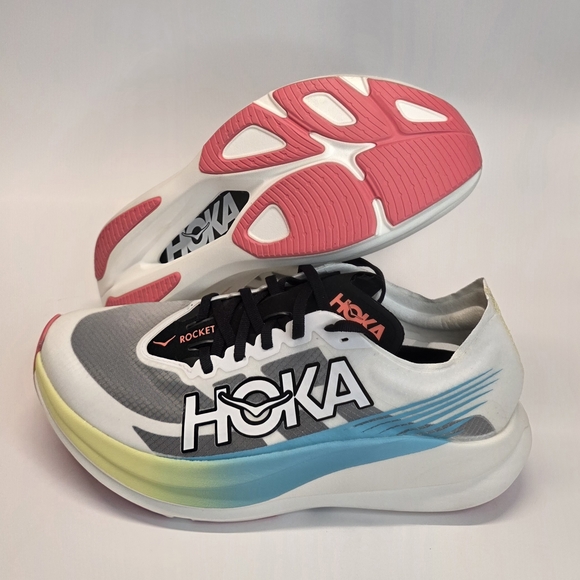 New Hoka One Rocket X 2 Carbon Plate Running Sneakers Women's Size 8.5 - Picture 10 of 11